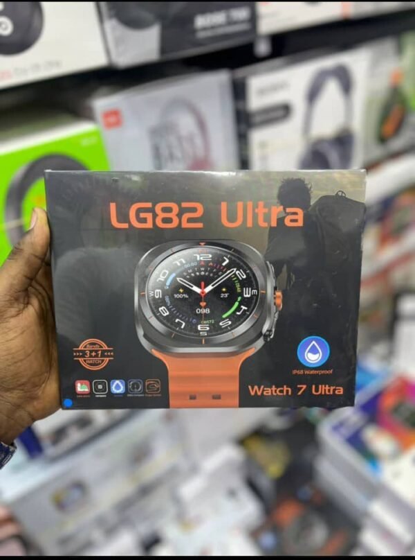 Montre LG82 Ultra – montre connectée à Libreville avec grand écran et suivi santé