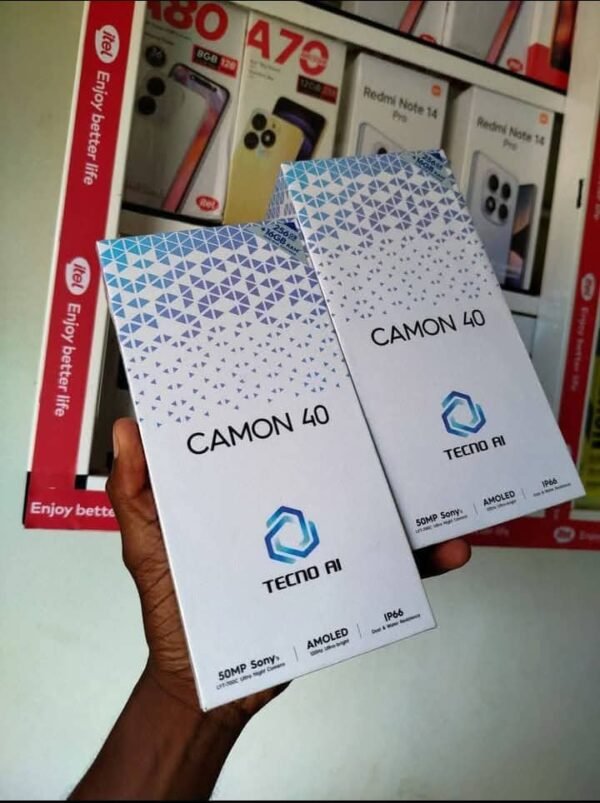 Tecno Camon 40 – téléphone pas cher à Libreville avec caméra performante